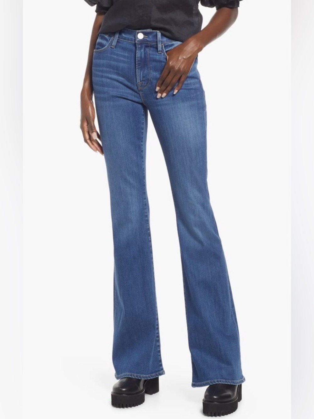 💫 NWT 💫 Frame Denim, Le High Flare High-Rise Flare Leg Jeans, Size 31